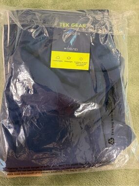 Boys Tek Gear Nylon Navy Jogger Sweatpants